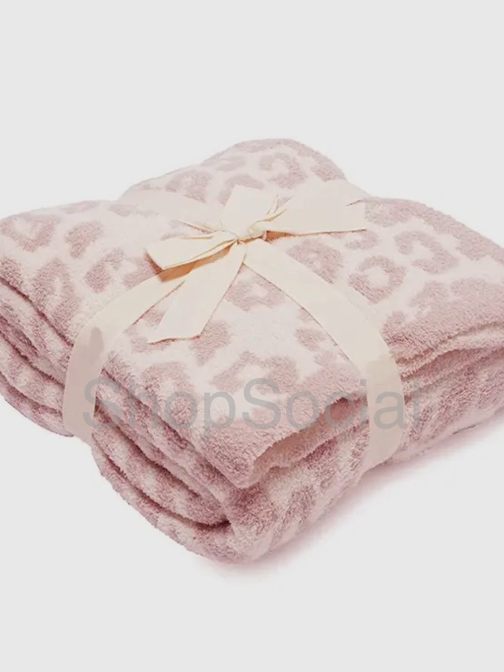 Luxury Leopard Print Throw Blanket